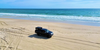 4WD on Stradbroke Island Beaches