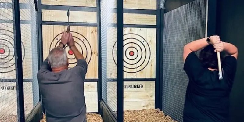 aussiebucketlist.com.au - Uncorked Axe Throwing Hunter Valley - 1