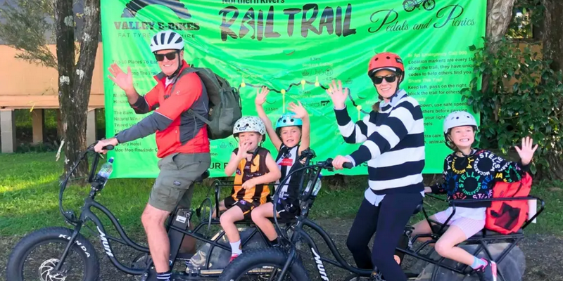 aussiebucketlist.com.au - Northern Rivers Rail Trail Premium Cruiser E Bike Hire - 6