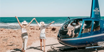 Quobba Blowholes Scenic Helicopter Flight