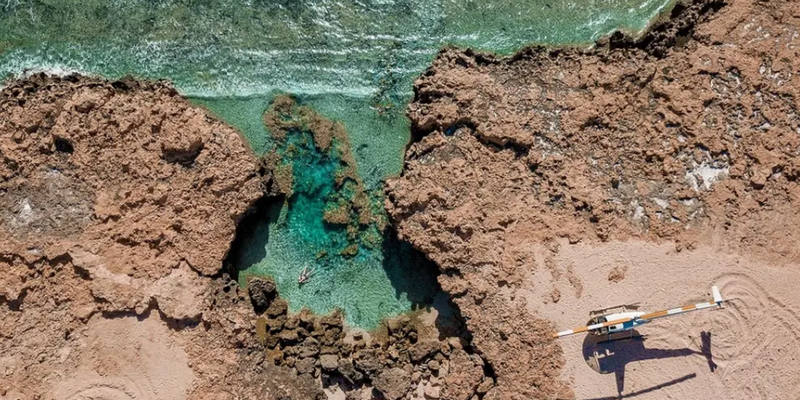 aussiebucketlist.com.au - Quobba Blowholes Scenic Helicopter Flight - 2
