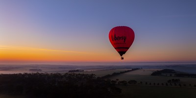 Balloon flight over Geelong with breakfast