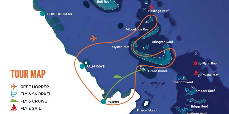 aussiebucketlist.com.au - Fly & Sail Cairns Great Barrier Reef Package - 10