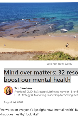 Mind over matters: 32 resources to boost our mental health