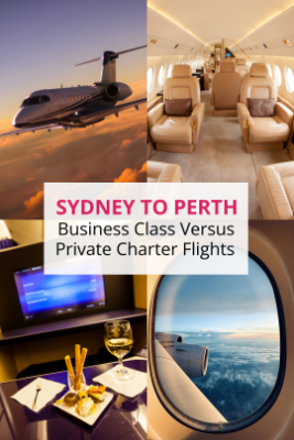 Business Class Versus Private Flights From Sydney to Perth